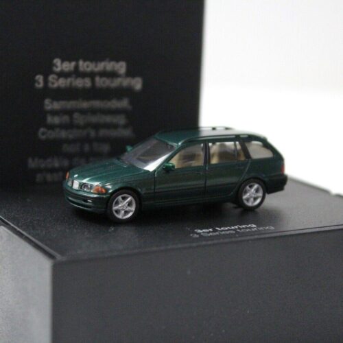 1:87 Herpa BMW 3 Series E46 Touring green DEALER VERSION - Image 1