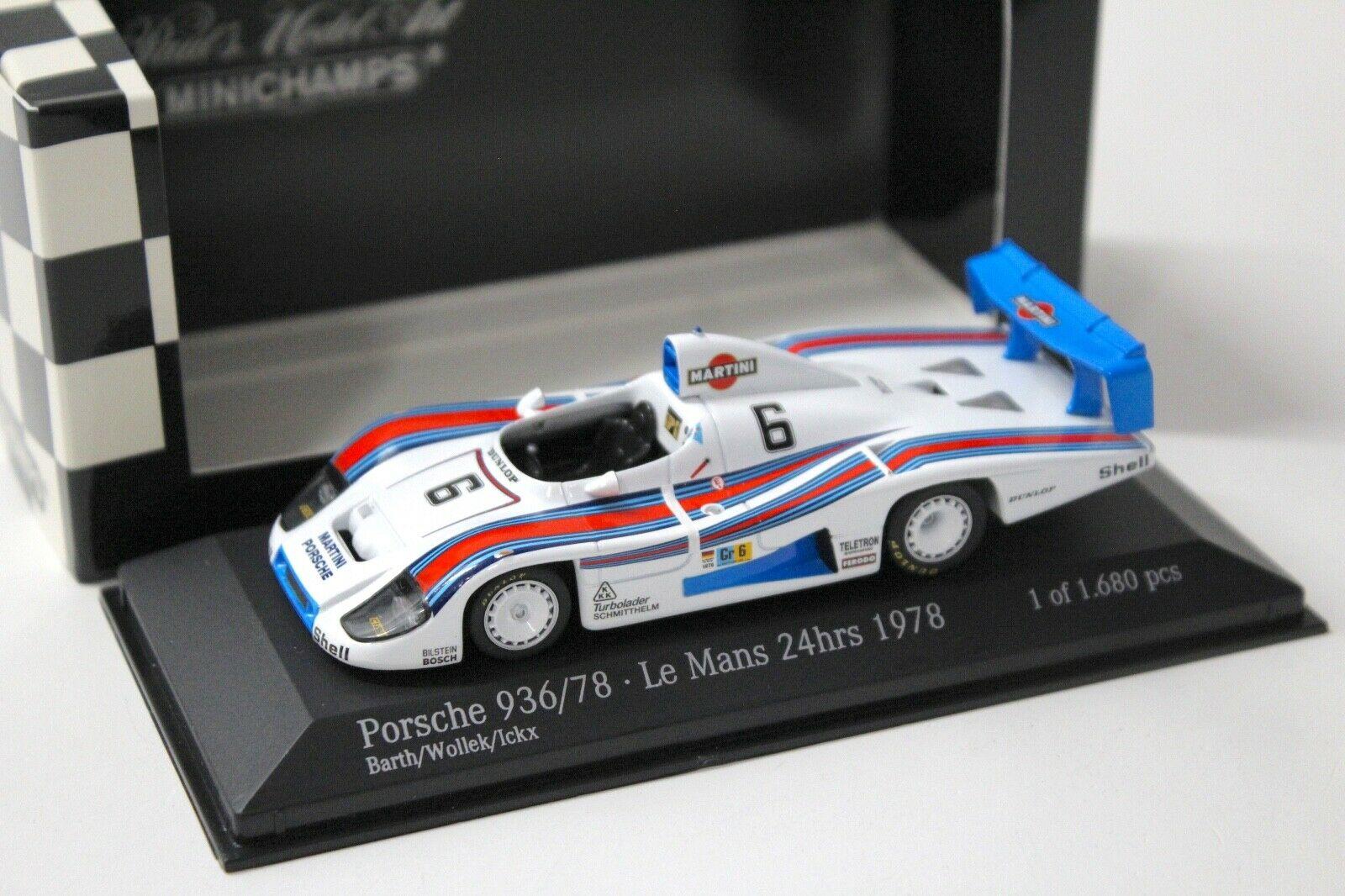 1:43 Minichamps Porsche 936/78 LM 24h MARTINI #6 Ickx white