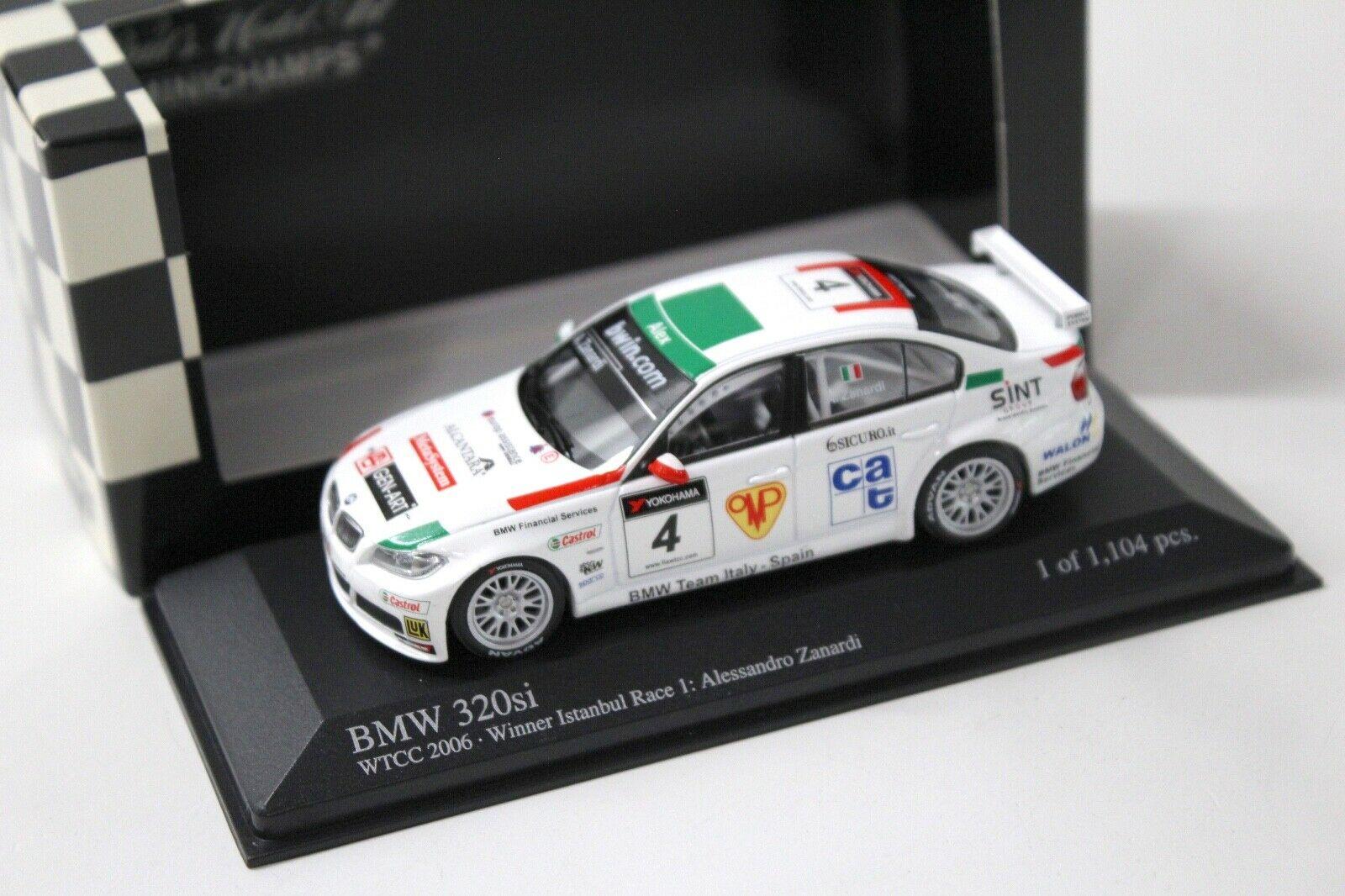 1:43 Minichamps BMW 320si WTCC 2006 Winner Istanbul #4