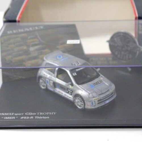 1:43 Eagle Renault Sport Clio Trophy IMER #53-P. silver - Image 2