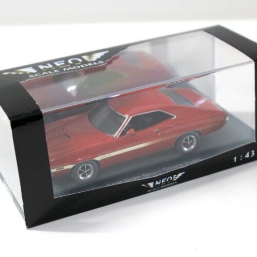 1:43 NEO Scale Ford Gran Torino Coupe Sport red