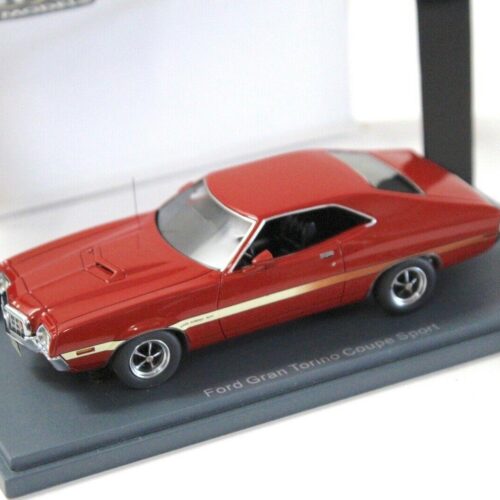 1:43 NEO Scale Ford Gran Torino Coupe Sport red