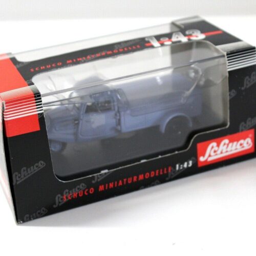 1:43 Schuco Tempo Dreirad Pritsche blue