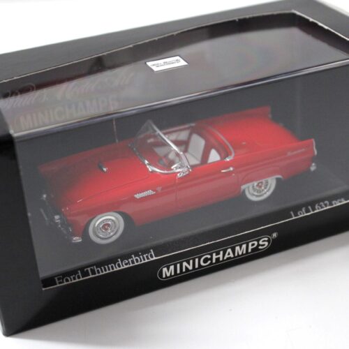 1:43 Minichamps Ford Thunderbird Convertible 1955 red - Image 3