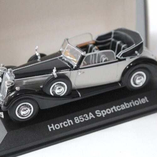 1:43 Minichamps Horch 853A Sportcabriolet silver/ black DEALER VERSION