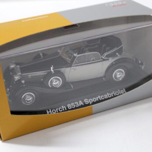 1:43 Minichamps Horch 853A Sportcabriolet silver/ black DEALER VERSION