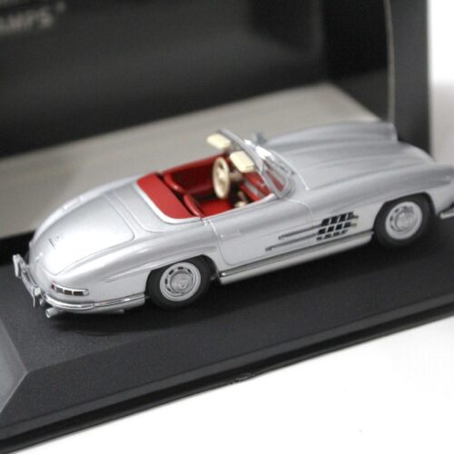 1:43 Minichamps Mercedes 300SL Roadster 1959 silver/ red