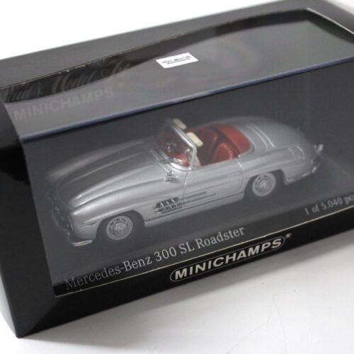 1:43 Minichamps Mercedes 300SL Roadster 1959 silver/ red