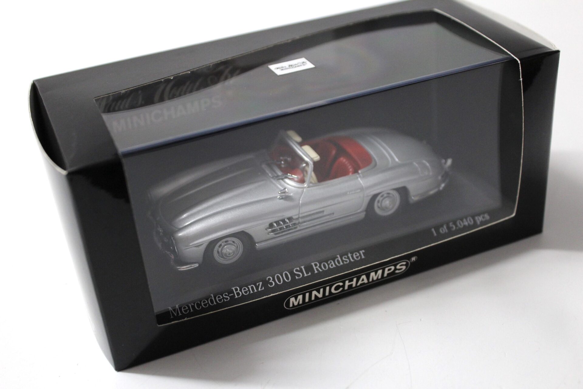 1:43 Minichamps Mercedes 300SL Roadster 1959 silver/ red