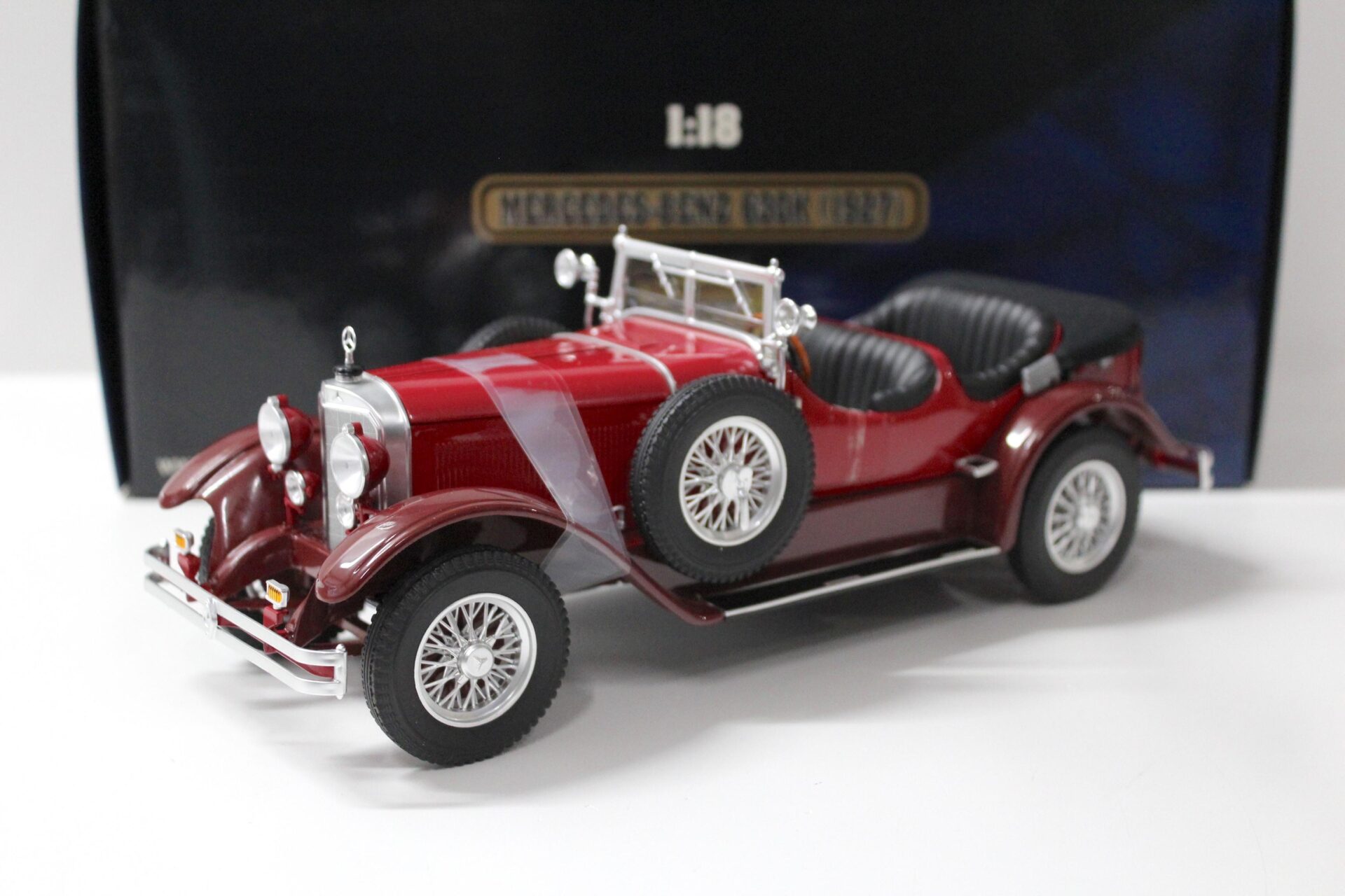 ID 51695 orig.jpg 1:18 Ricko Mercedes 630K Cabrio 1927 dark red