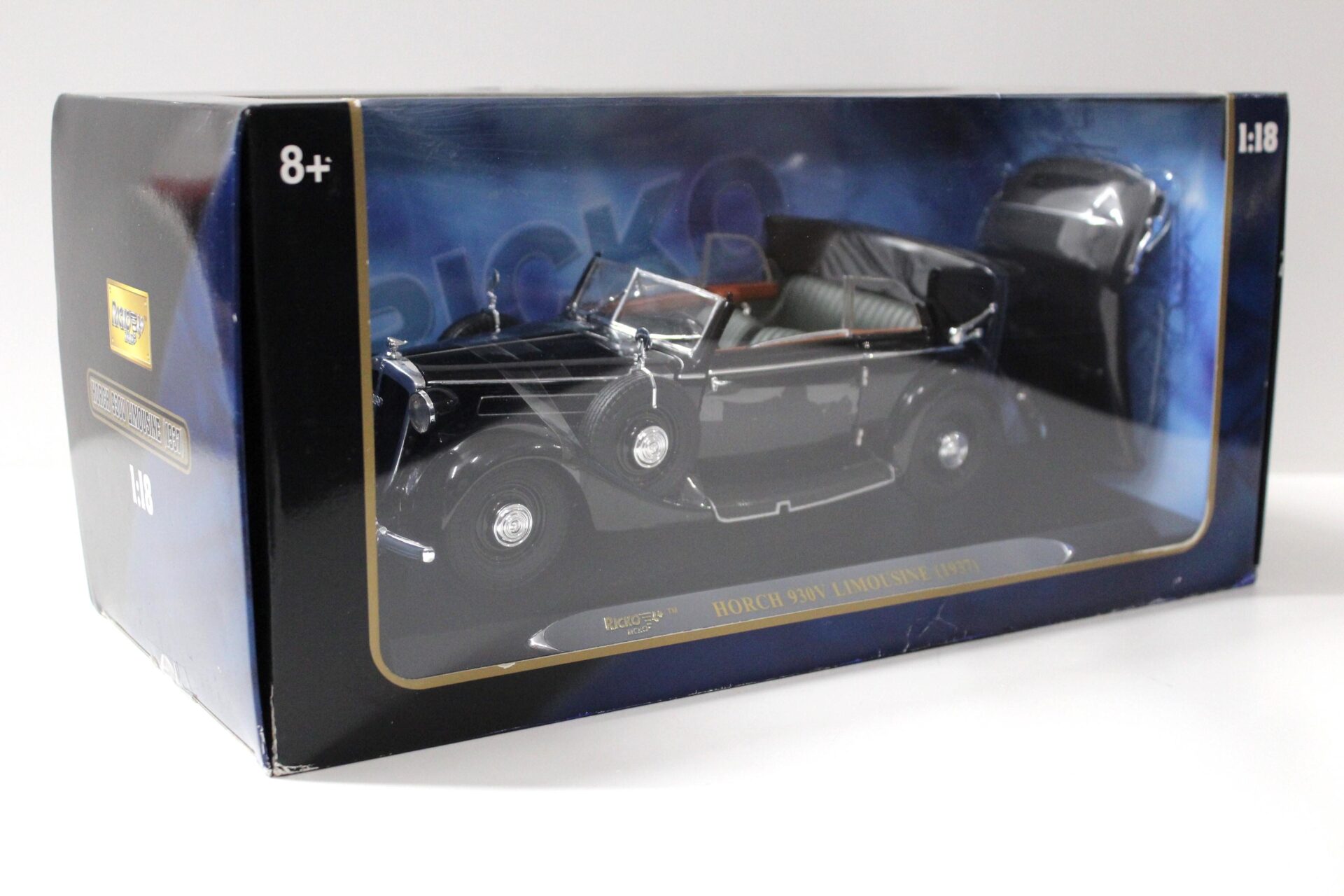 1:18 Ricko Horch 930V Limousine 1937 Cabriolet black/ black