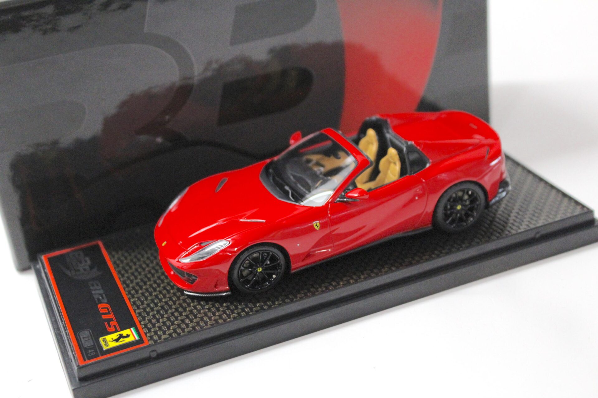 1:43 BBR Ferrari 812 GTS 2019 Rosso Corsa 322 red / black wheel