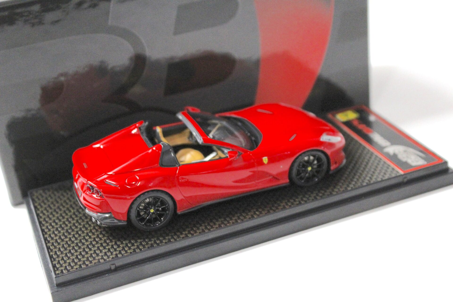 1:43 BBR Ferrari 812 GTS 2019 Rosso Corsa 322 red / black wheel