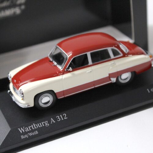 1:43 Minichamps Wartburg A312 Saloon 1958 red/ white