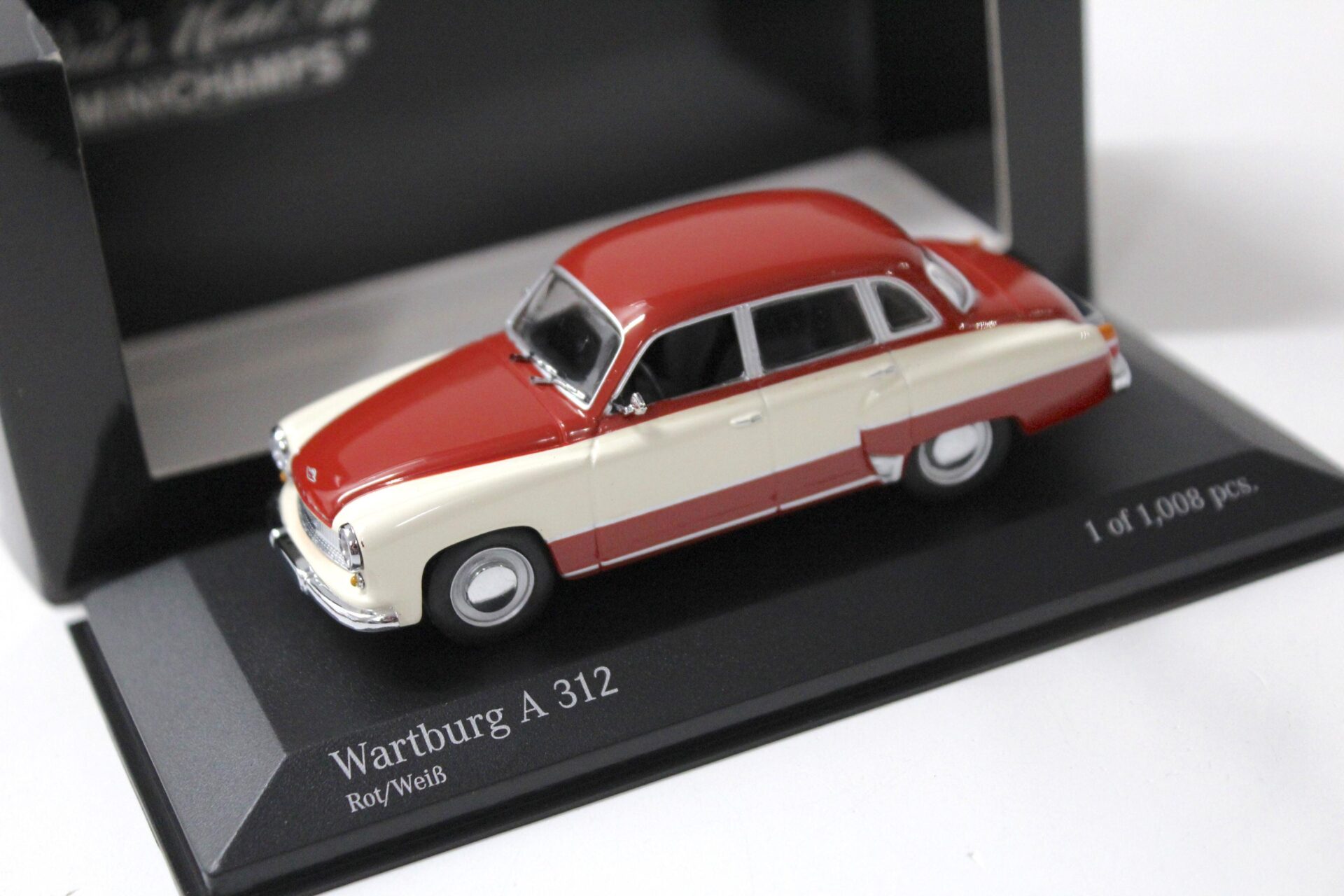 ID 52055 orig.jpg 1:43 Minichamps Wartburg A312 Saloon 1958 red/ white