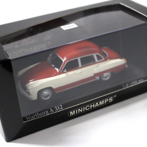 1:43 Minichamps Wartburg A312 Saloon 1958 red/ white