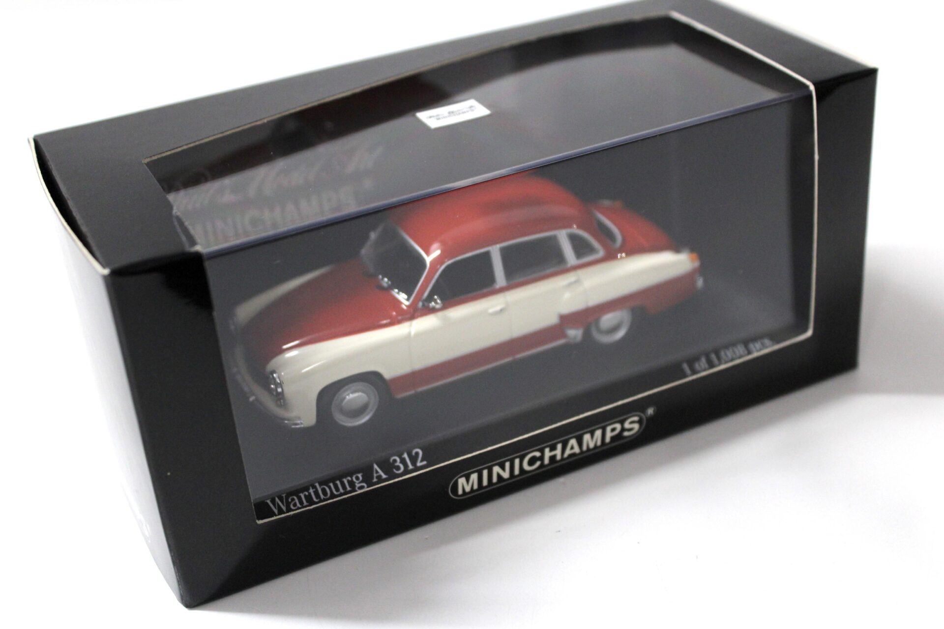 1:43 Minichamps Wartburg A312 Saloon 1958 red/ white