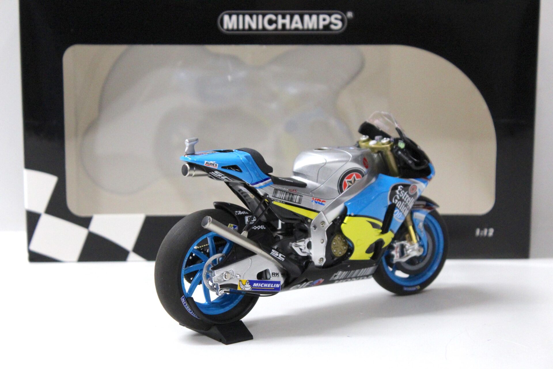 1:12 Minichamps Honda RC213V Estrella Galicia 0,0 Marc VDC Miller MotoGP 2017