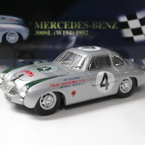 1:18 Ricko Mercedes 300SL Carrera Panamericana Mexico silver #4 - Image 1