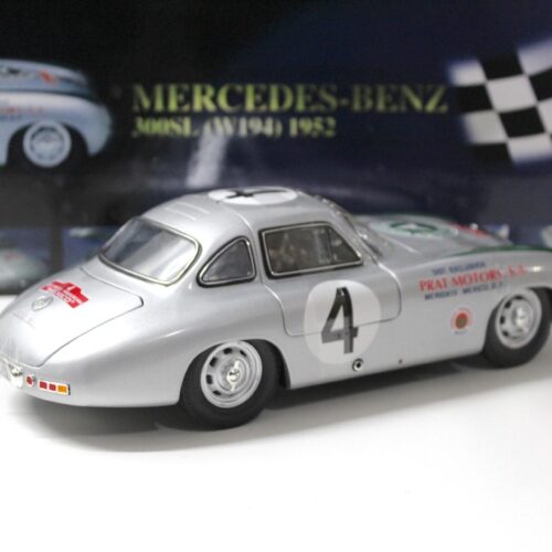 1:18 Ricko Mercedes 300SL Carrera Panamericana Mexico silver #4 - Image 3