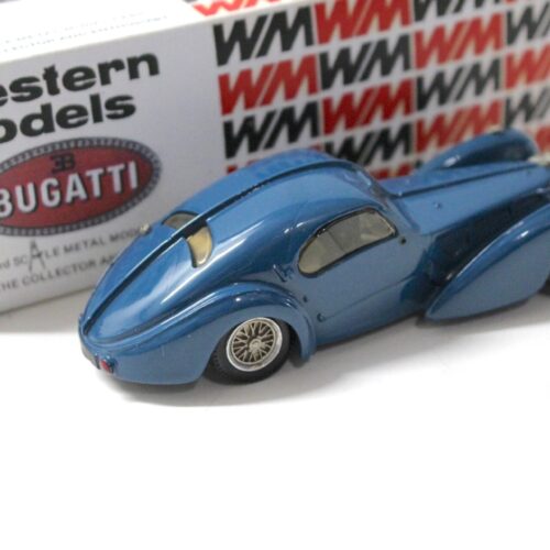 1:43 Western Models 1938 Bugatti Atlantic 57C blue