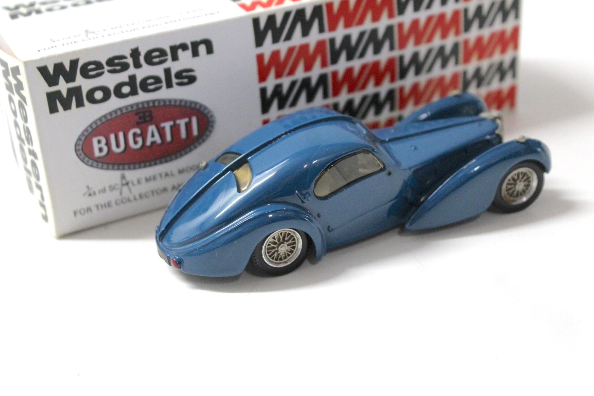 1:43 Western Models 1938 Bugatti Atlantic 57C blue