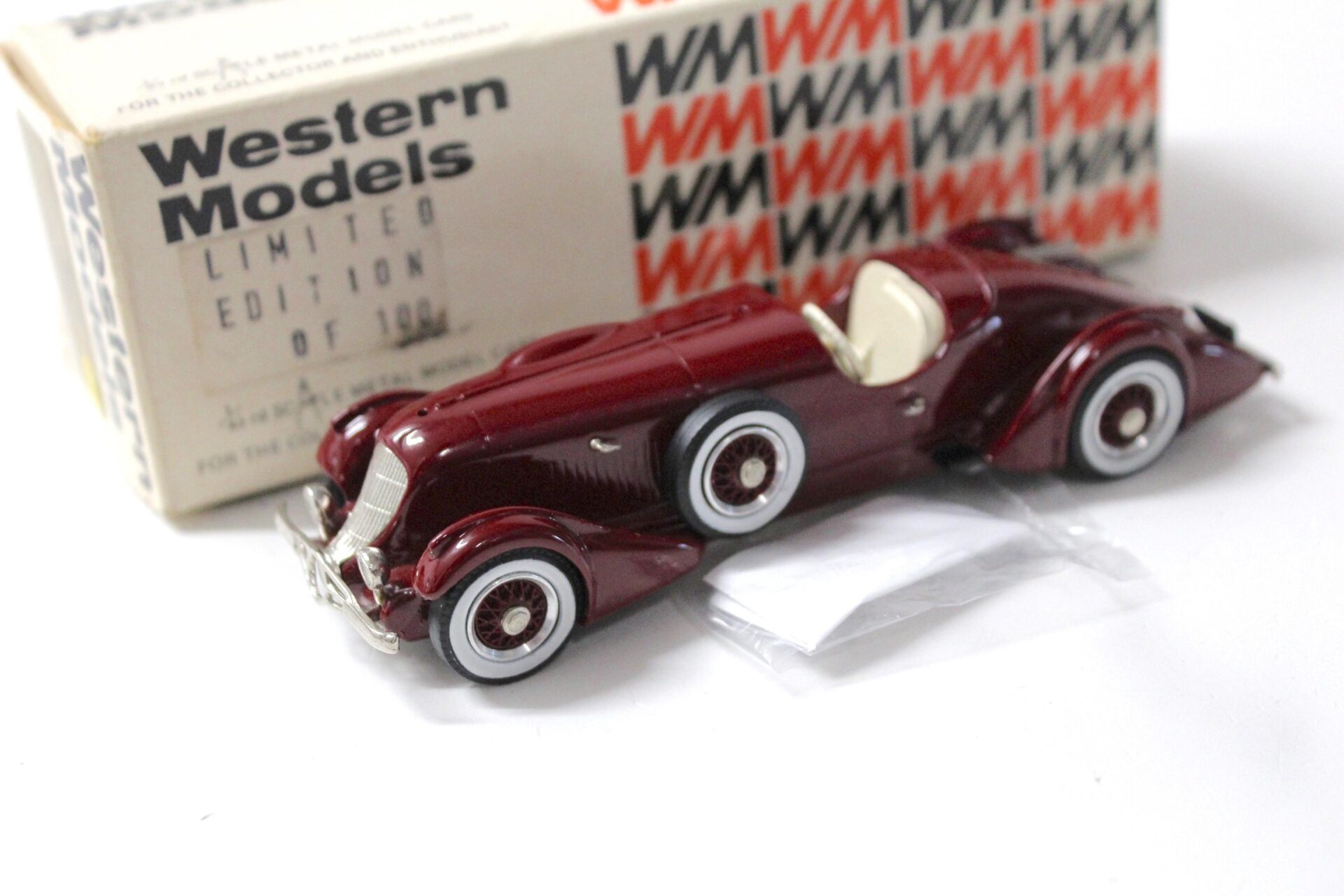 ID 52329 orig.jpg 1:43 Western Models 1935 Duesenberg S.J. Special dark red Limited 100