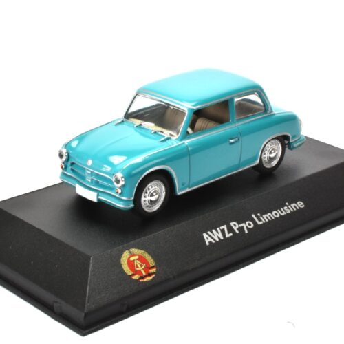 1:43 Atlas DDR Collection AWZ P70 Limousine blue