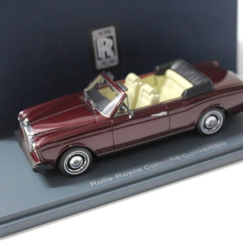 1:43 NEO Rolls Royce Corniche Convertible dark red - Image 1