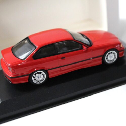 1:43 Minichamps BMW M3 E36 Coupe mugello red red 1992 - Image 2