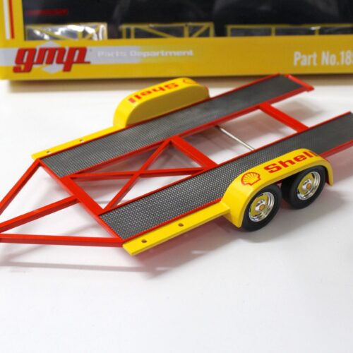 1:18 GMP Trailer Anhänger *SHELL* yellow/ red Diorama Zubehör