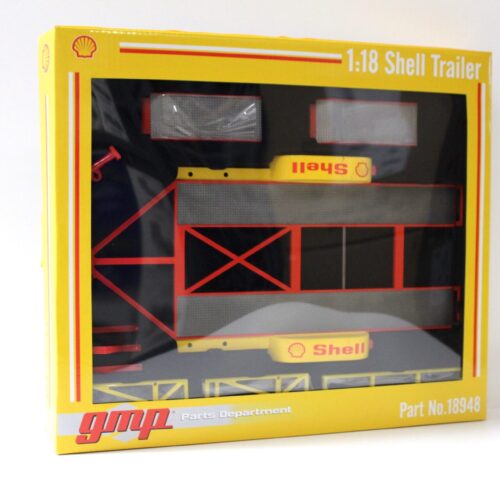 1:18 GMP Trailer Anhänger *SHELL* yellow/ red Diorama Zubehör