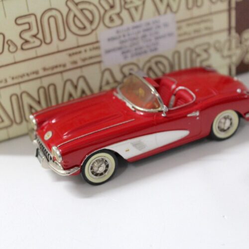 1:43 MINIMARQUE 43 Chevrolet Corvette Open Top 1959 red/ white