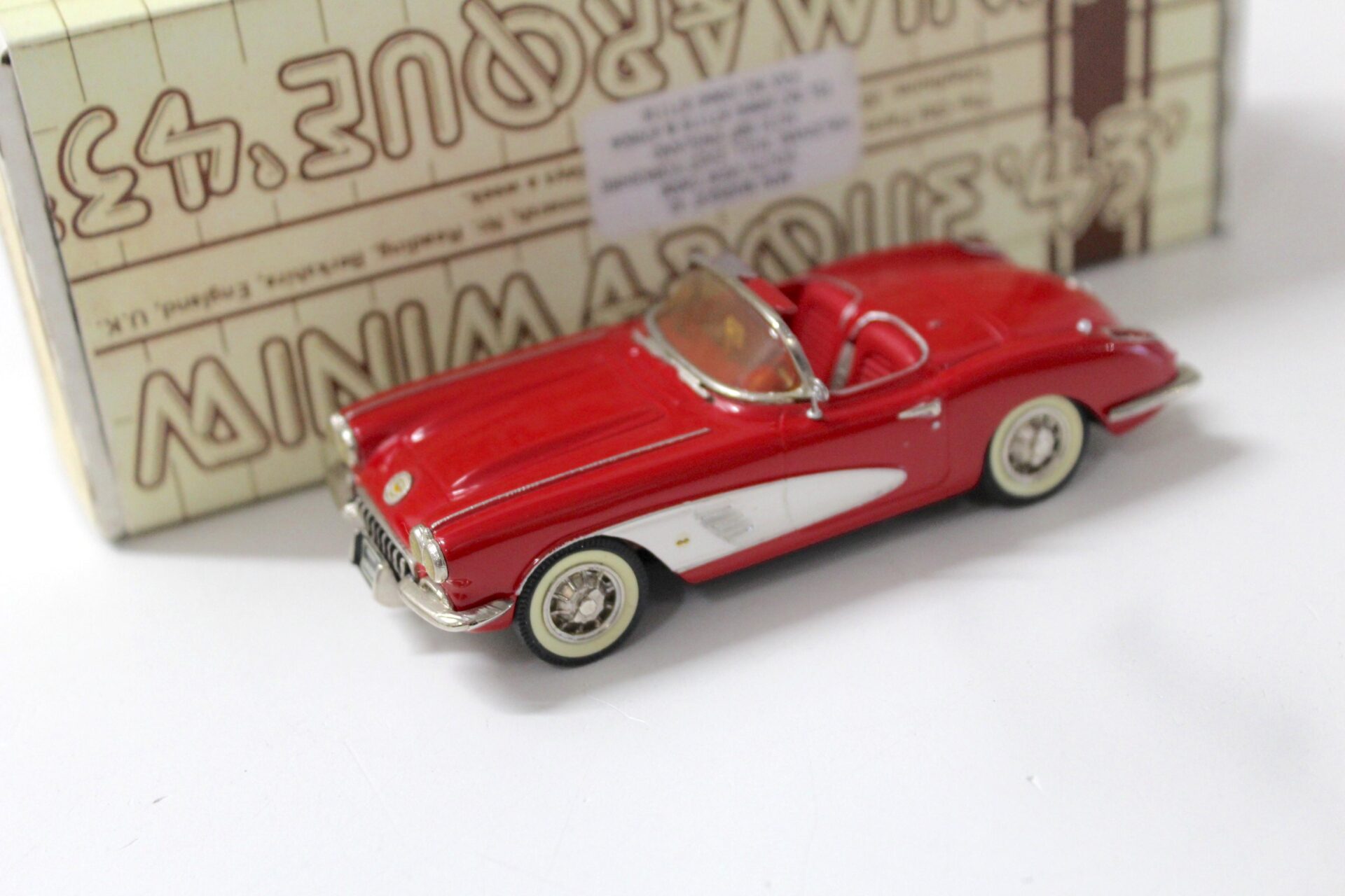 ID 53397 orig.jpg 1:43 MINIMARQUE 43 Chevrolet Corvette Open Top 1959 red/ white
