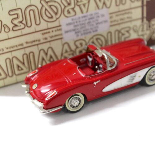 1:43 MINIMARQUE 43 Chevrolet Corvette Open Top 1959 red/ white