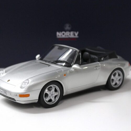 1:18 Norev Porsche 911 (993) Carrera Cabriolet silver
