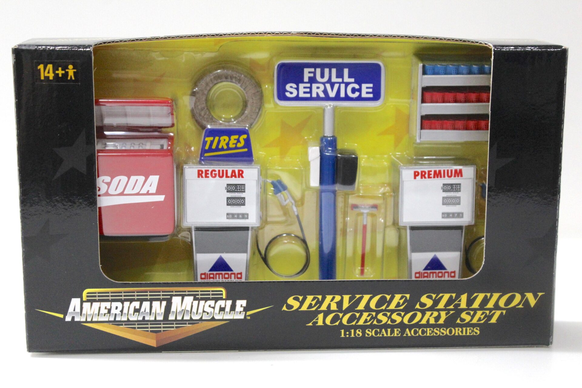 ID 53812 orig.jpg 1:18 ERTL Diorama Service Station Accessory Set Tankstelle