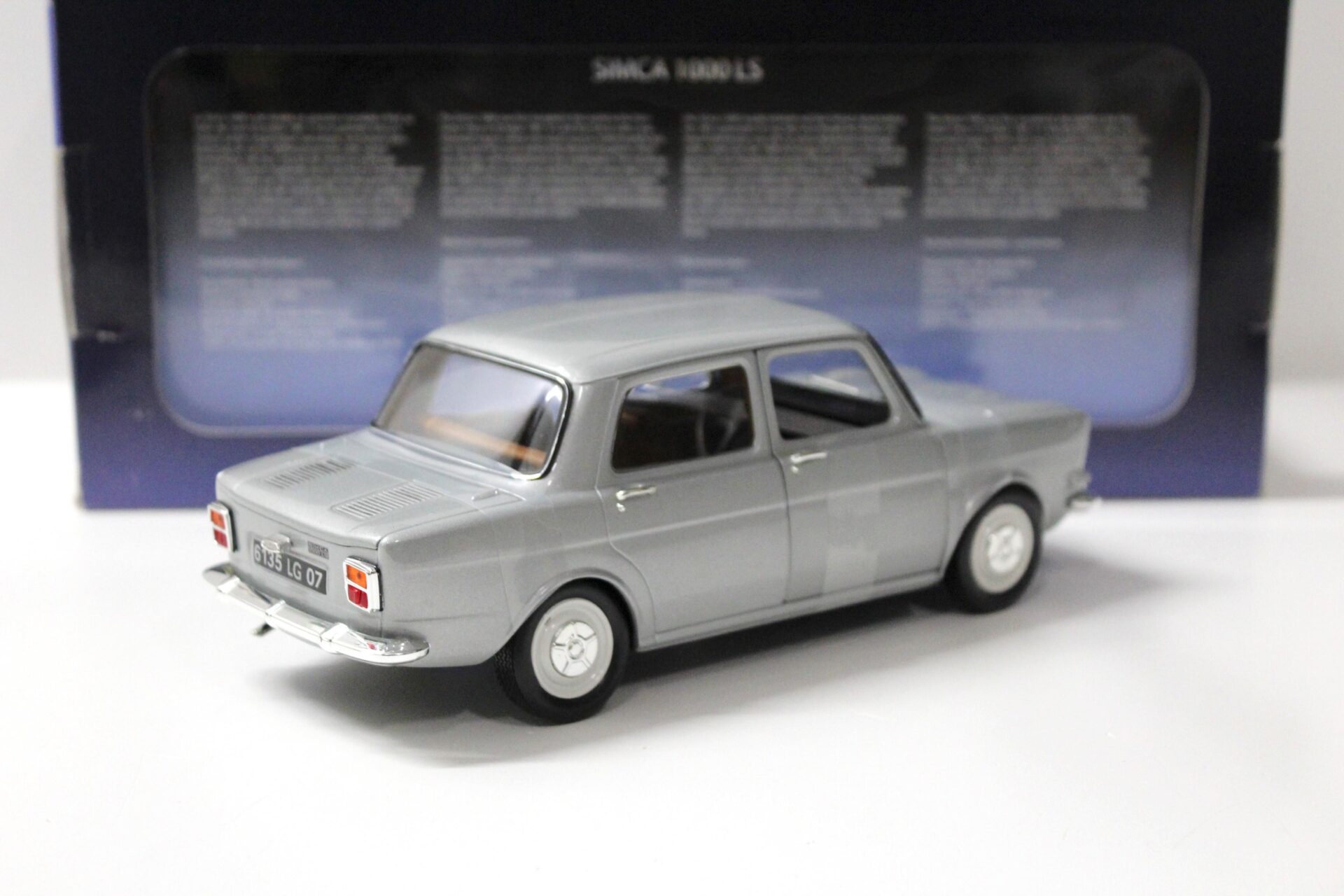 1:18 Norev Simca 1000 LS 1974 silver-grey metallic