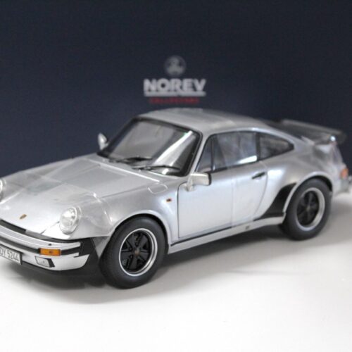 1:18 Norev Porsche 911 Turbo 3.3 Coupe silver metallic 1977