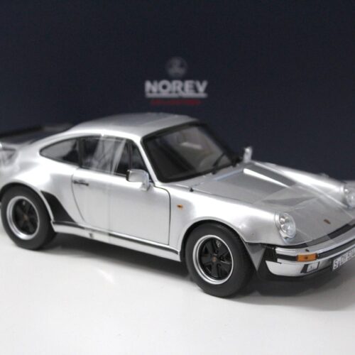 1:18 Norev Porsche 911 Turbo 3.3 Coupe silver metallic 1977