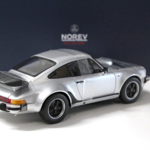 1:18 Norev Porsche 911 Turbo 3.3 Coupe silver metallic 1977