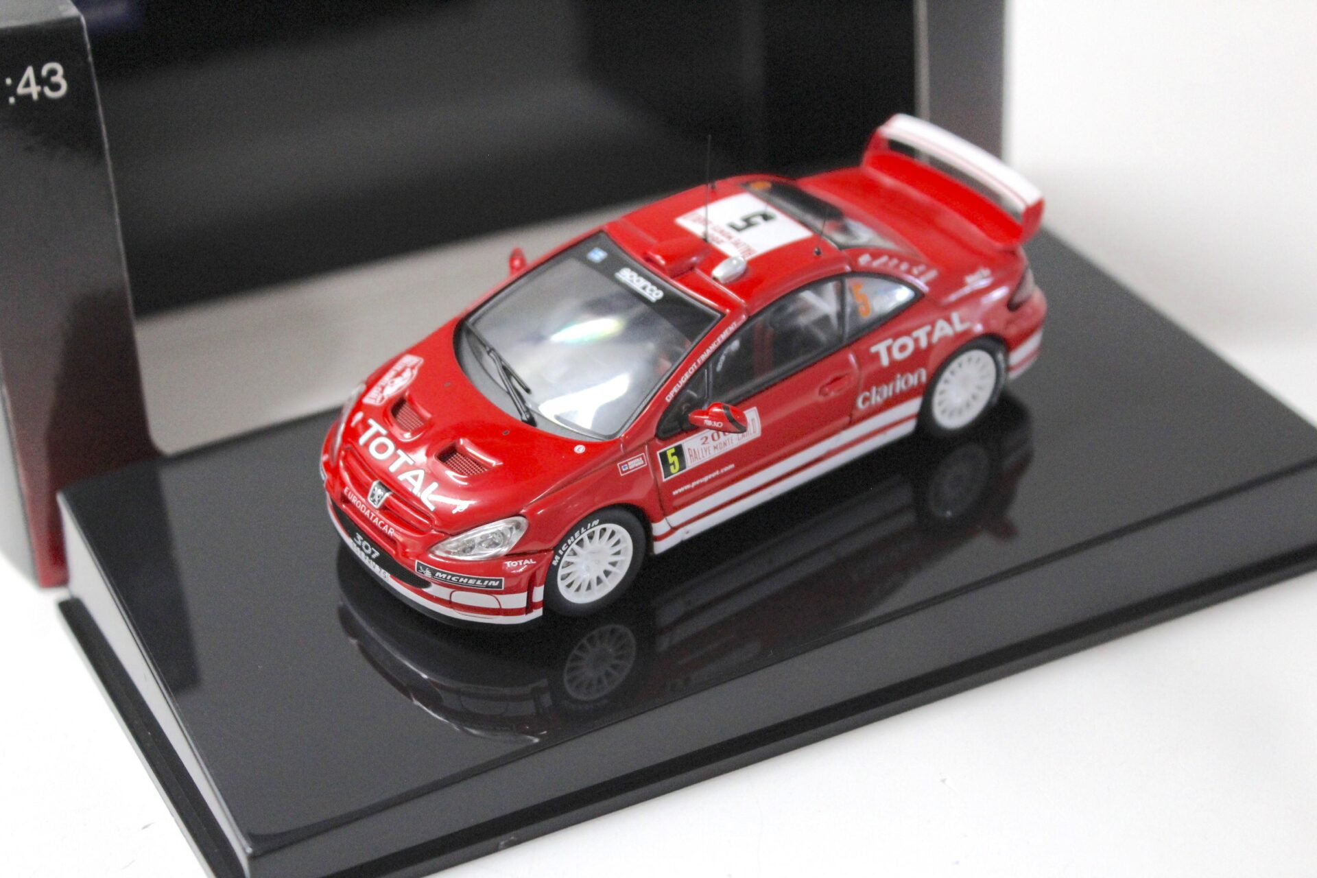 ID 54332 orig.jpg 1:43 AUTOart Peugeot 307 WRC 2004 Groholm #5 Rally Monte Carlo