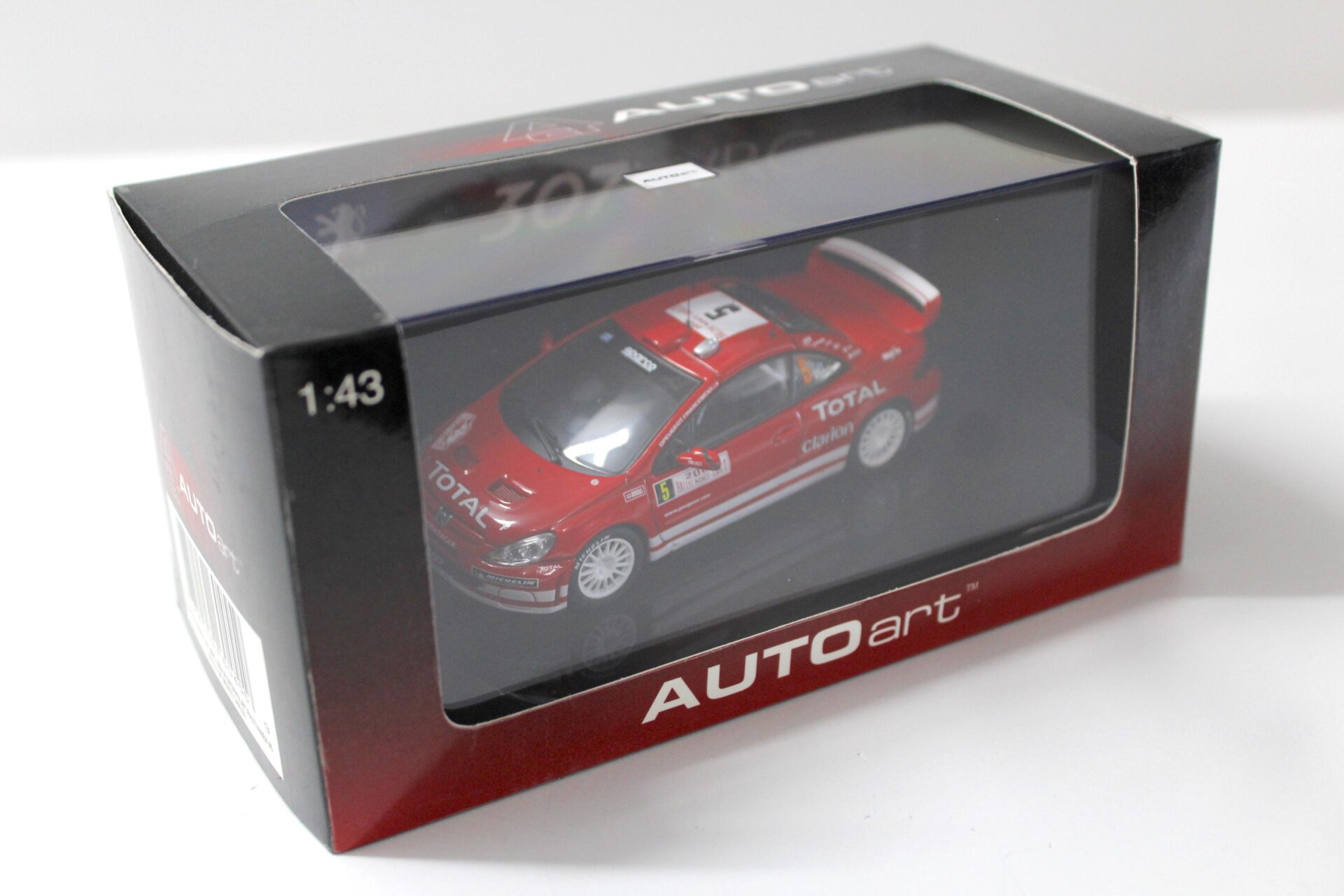 1:43 AUTOart Peugeot 307 WRC 2004 Groholm #5 Rally Monte Carlo