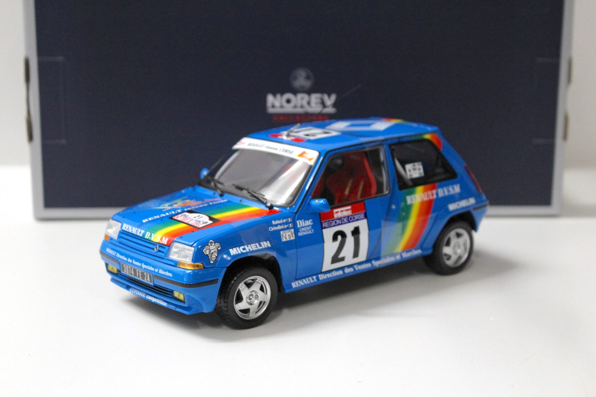 ID 54439 orig.jpg 1:18 Norev Renault 5 R5 SuperCinq GT Turbo #21 Tour de Corse 1990