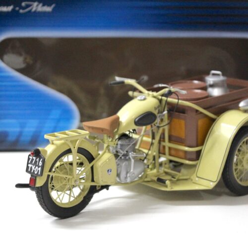 1:10 Solido Peugeot Triporteur 55 TN - 1952 Motorrad Bike beige
