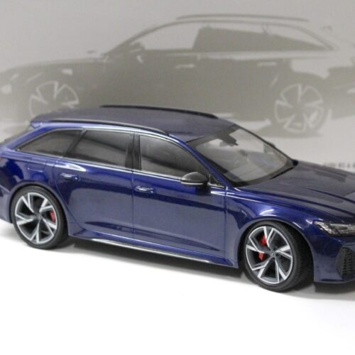 1:18 Minichamps Audi RS6 Avant (C8) 2019 blue metallic