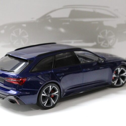 1:18 Minichamps Audi RS6 Avant (C8) 2019 blue metallic