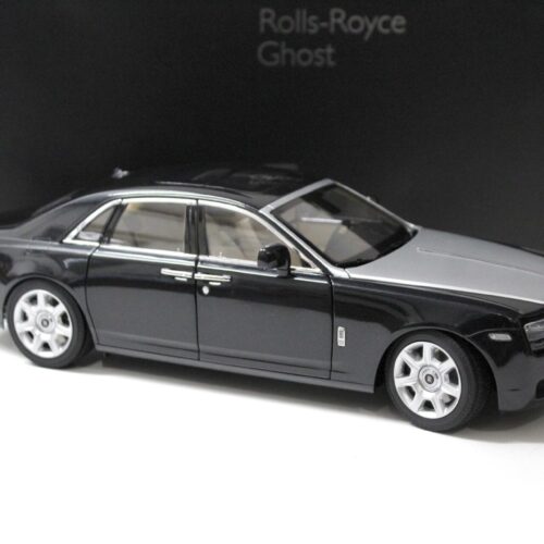 1:18 Kyosho Rolls Royce Ghost Darkest Tungsten/ silver - Image 2