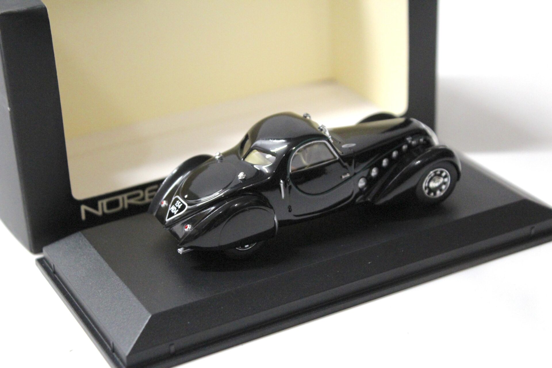 1:43 Norev Peugeot 302 DarlÂ´Mat Coupe black
