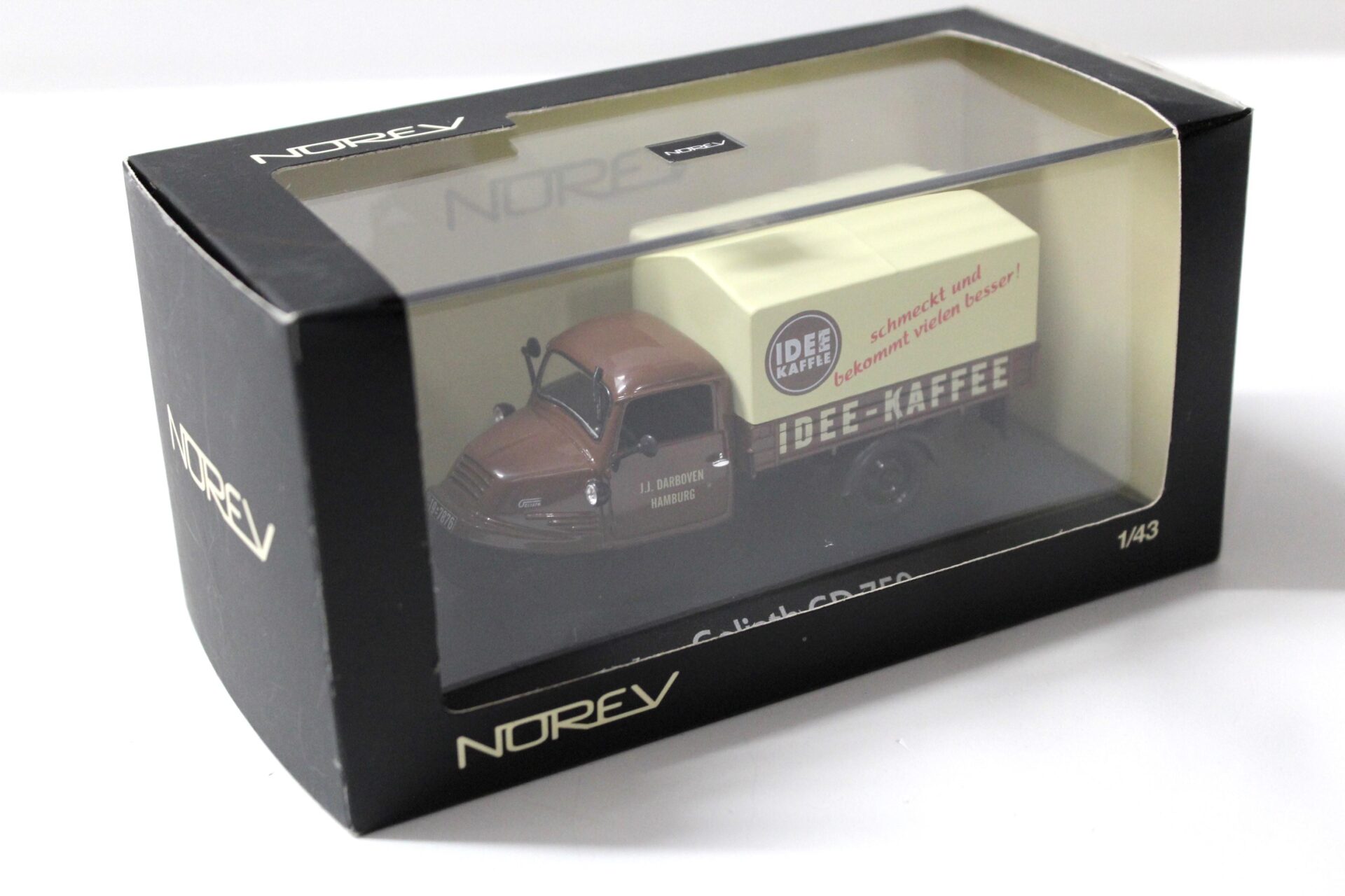 1:43 Norev Goliath GD 750 Pritsche/ Plane IDEE-KAFFEE brown